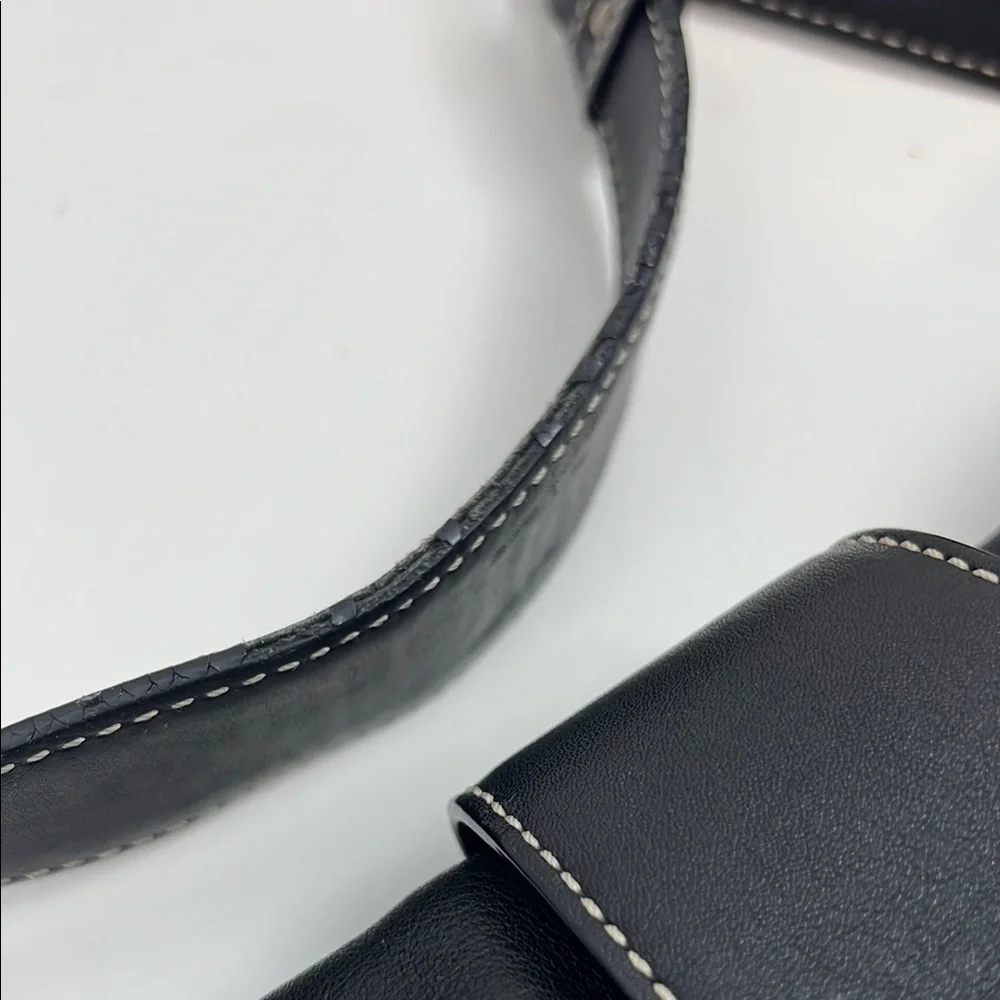 Coach Y2K Soho Buttery Soft Double Pocket Buckle Hobo Shoulder Bag Black 3653 - Picture 12 of 15